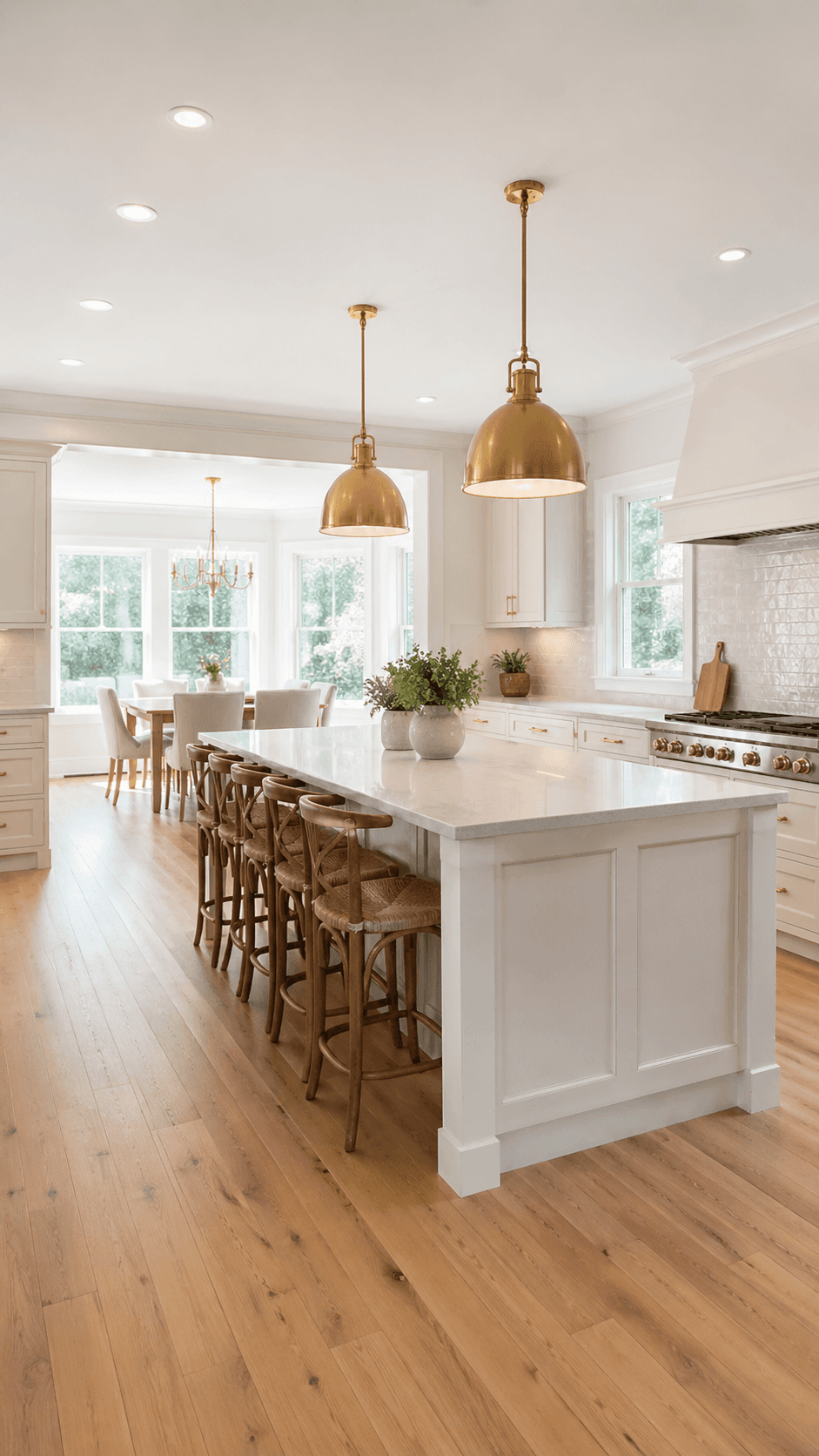 A bright airy kitchen by Penney Construction